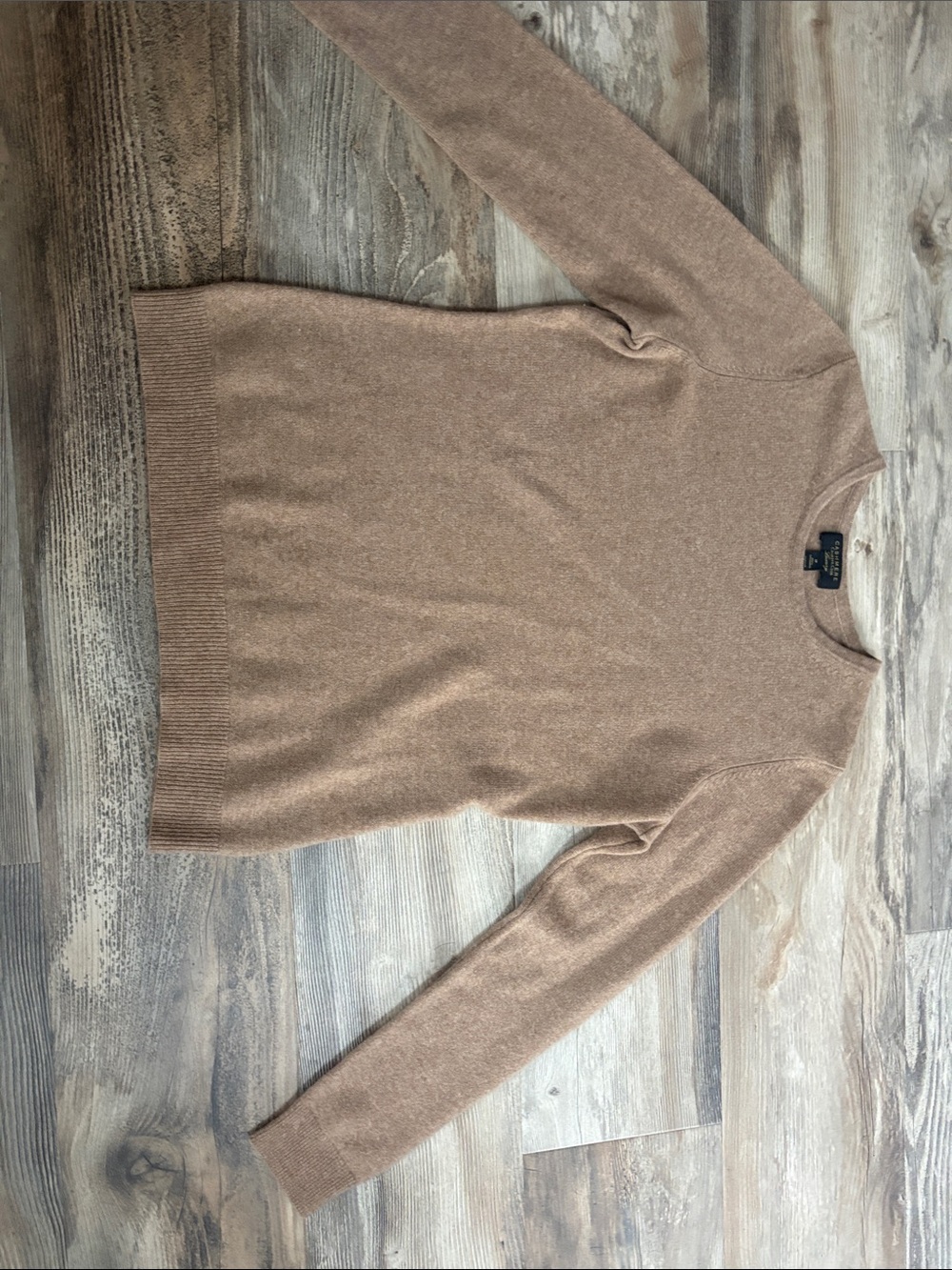 Soft Camel Knitted Sweater